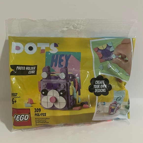 Lego DOTS Photo Holder Cube - Picture 1 of 4